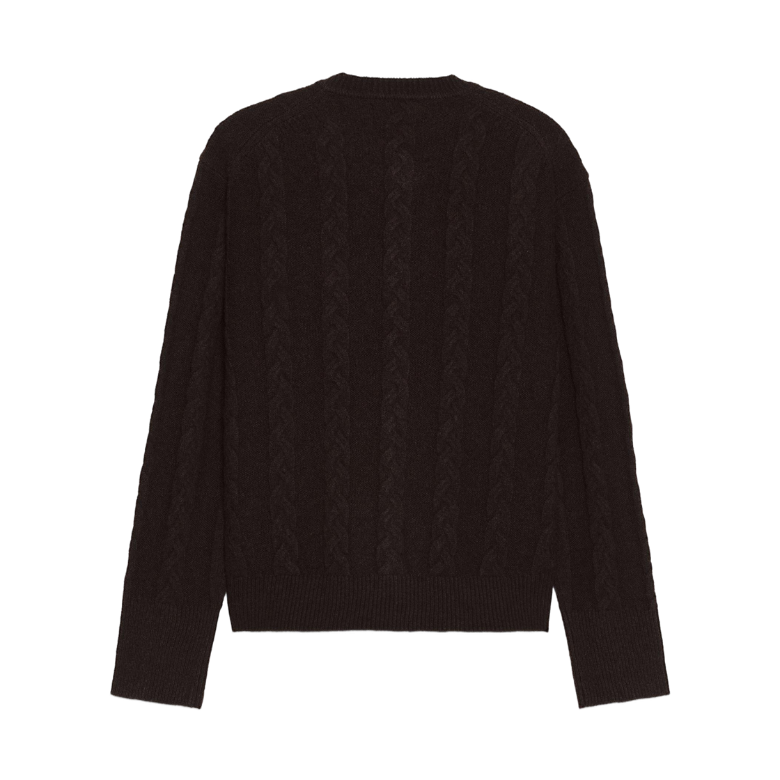 자라 x 소시오츠키 케이블 니트 울 가디건 초콜릿(Zara x Soshiotsuki Cable Knit Wool Cardigan Chocolate) - 2