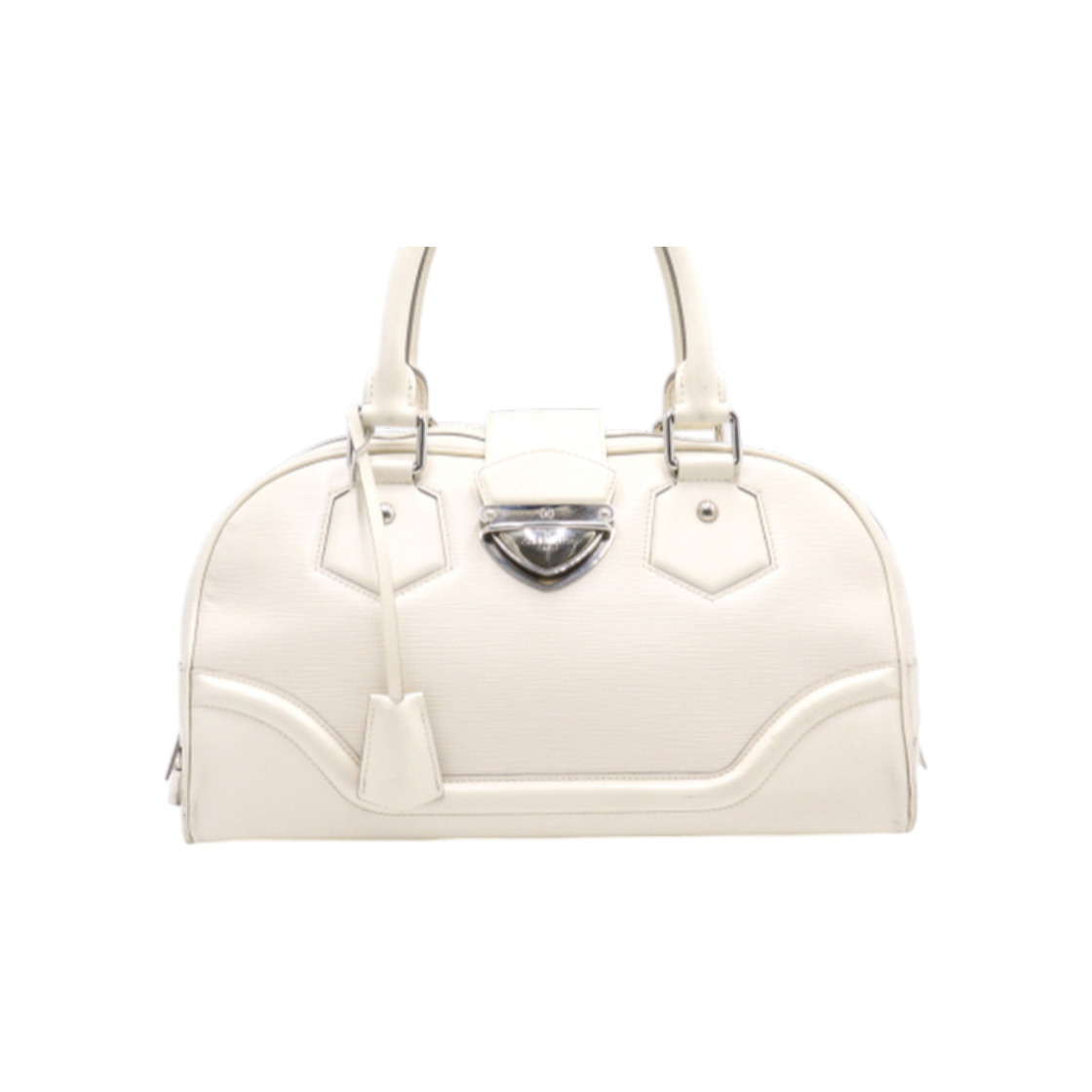 루이비통 M5931J 화이트 에삐 보울링 몽테뉴GM 여성 토트백 aa37136(Louis Vuitton White Epi Bowling Montaigne GM Tote Bag) - 1