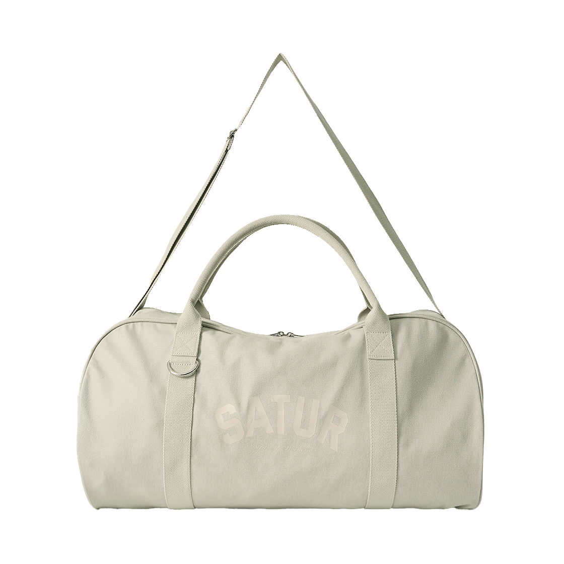SA261UAB04LKH0 SATUR Canvas Big Duffle Bag Light Khaki
