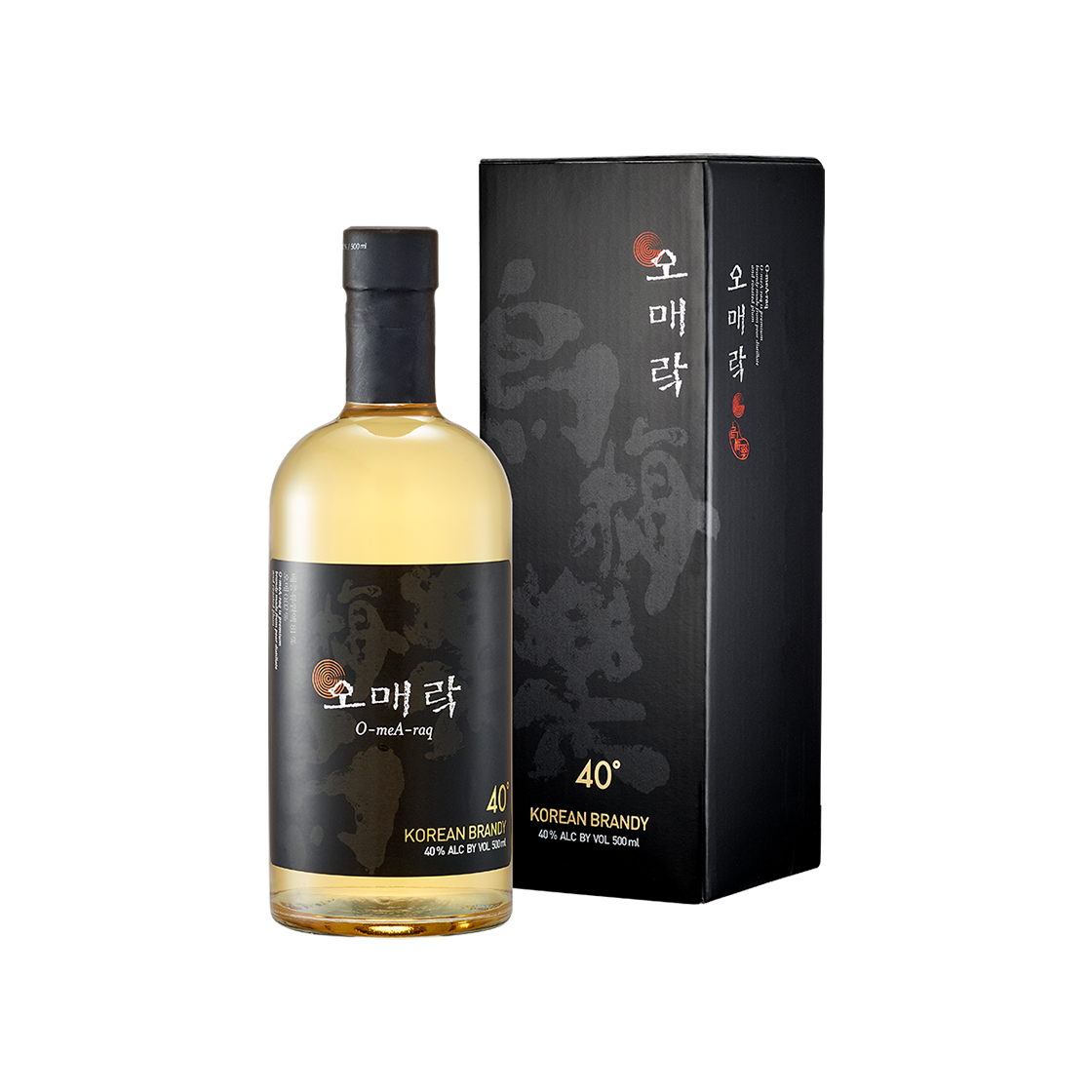 배상면주가 오매락40 선물세트 조선 브랜디 하이볼 500ml(BSM Brewery O-meA-raq 40 For Highball 500ml Korean Fruit Brandy)