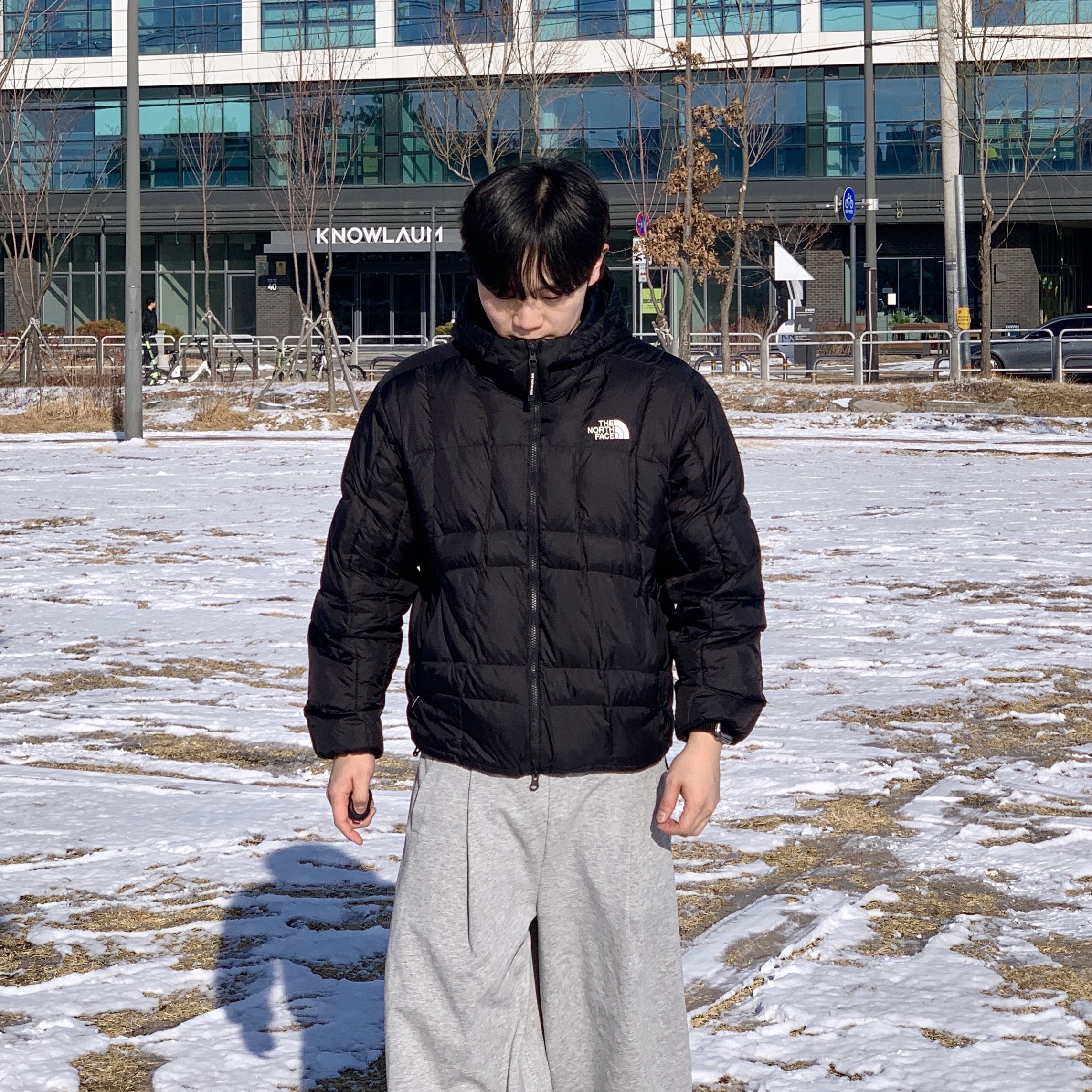 Asics Gel-Kayano 14 Cream Black 착용 스타일 - 2