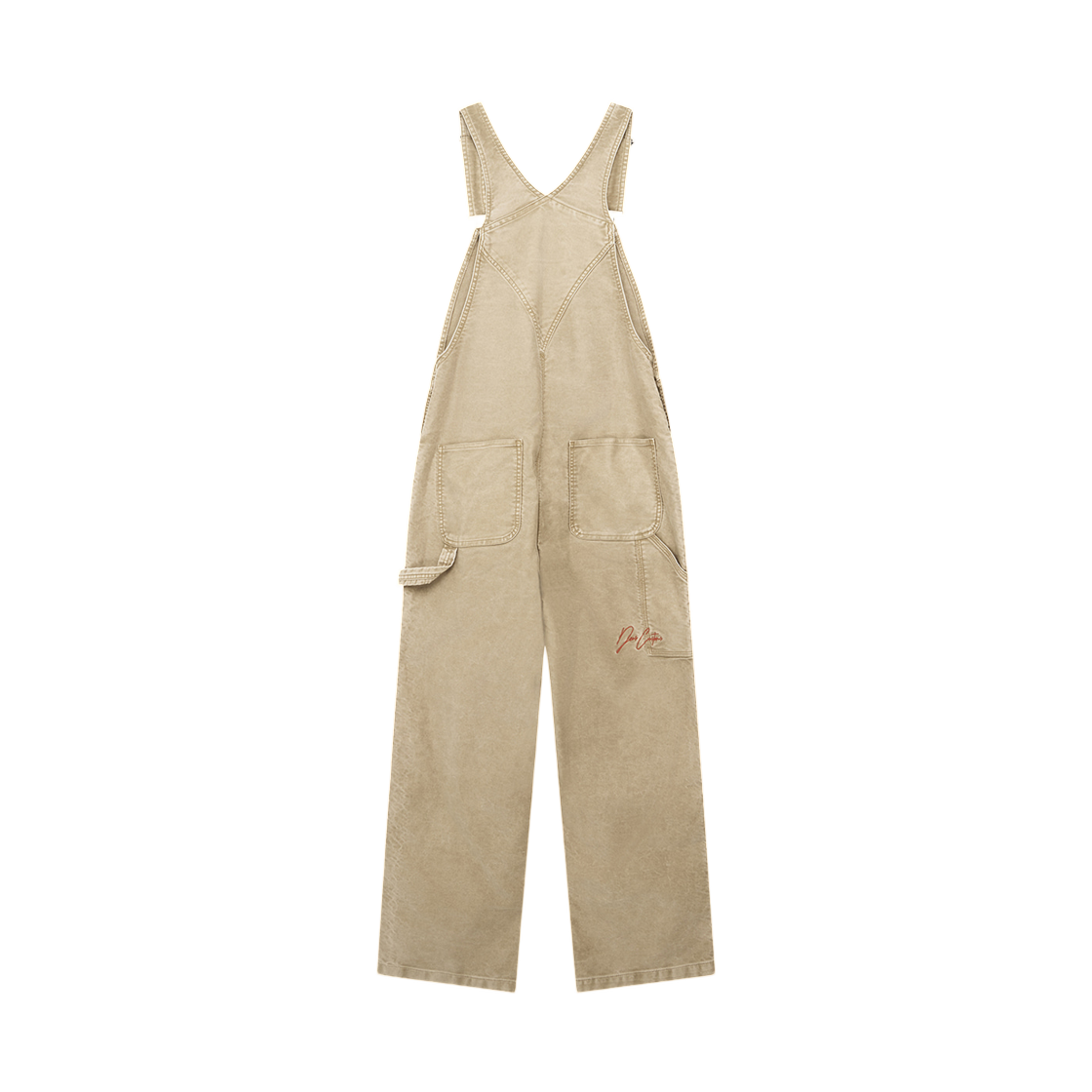(W) 데우스 엑스 마키나 무통 오버롤 베이지((W) Deus Ex Machina Mouton Overalls Beige) - 2
