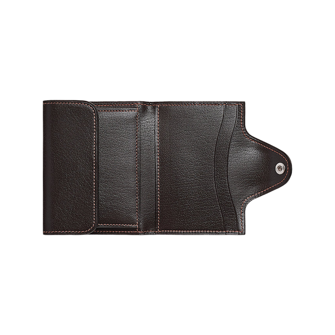 에르메스 일리아드 컴팩트 카드 홀더 샴킬라 고트스킨 & 팔라듐 하드웨어 마카사르(Hermes Iliade Compact Card Holder Chamkila Goatskin & Palladium Macassar) - 2