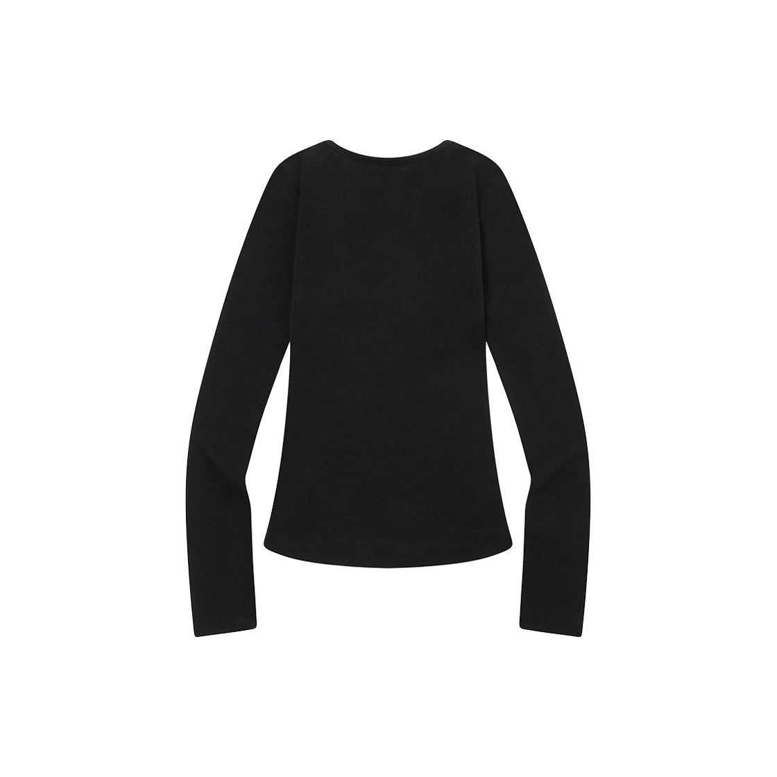 무센트 넬로 스냅 버튼 긴팔 티 (6컬러) 블랙(MUCENT Nello Snap Button Long Sleeve T (6Color) Black) - 2