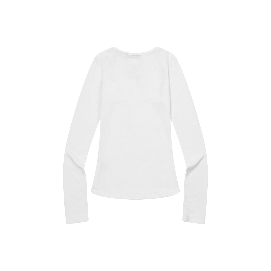 무센트 넬로 스냅 버튼 긴팔 티 (6컬러) 화이트(MUCENT Nello Snap Button Long Sleeve T (6Color) White) - 2
