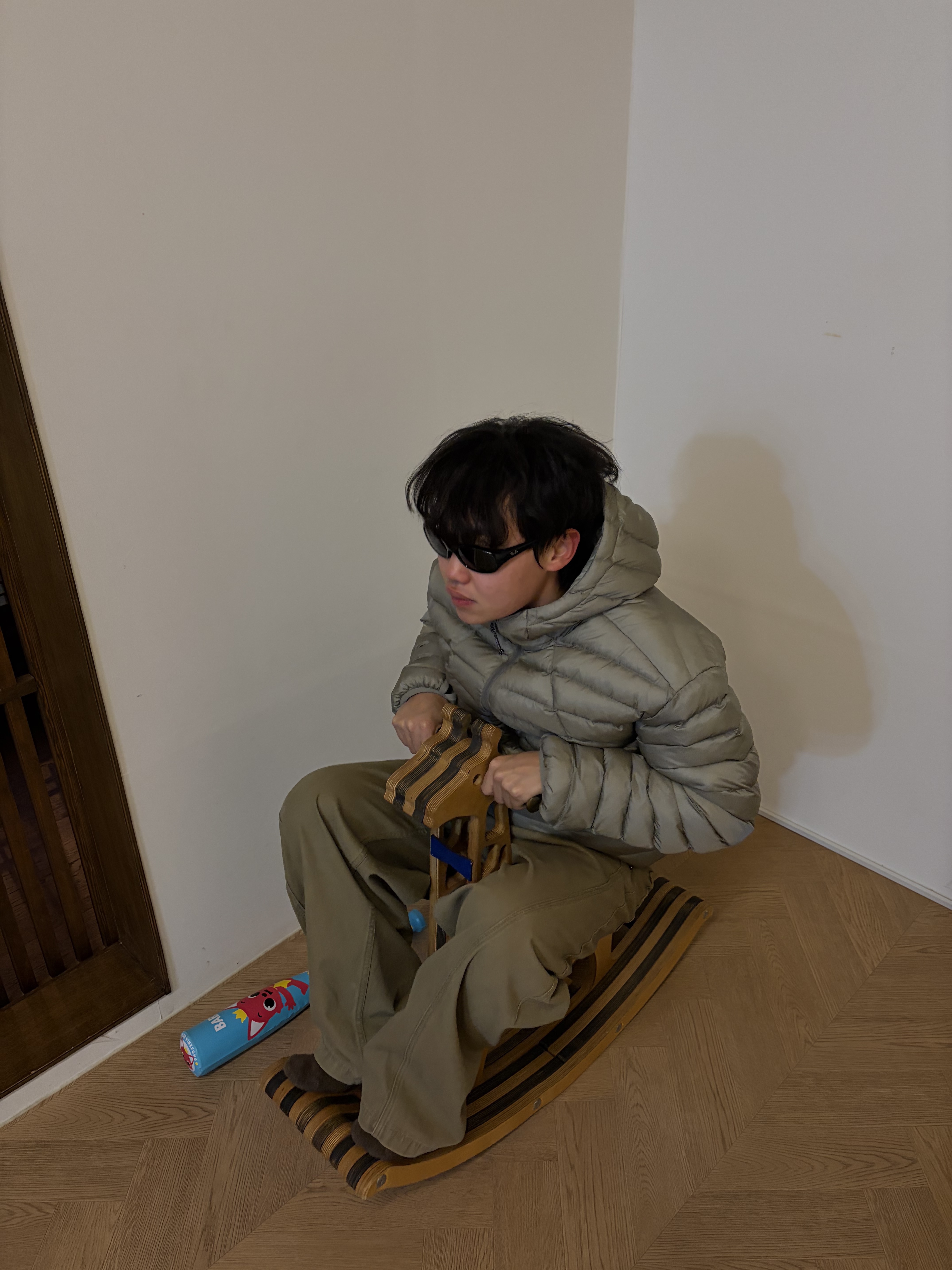Ray-Ban DADDY-O II Polished Black Frame Green Classic G-15 Lenses, The North Face Ventus On Jacket Light Khaki 착용 스타일 - 1