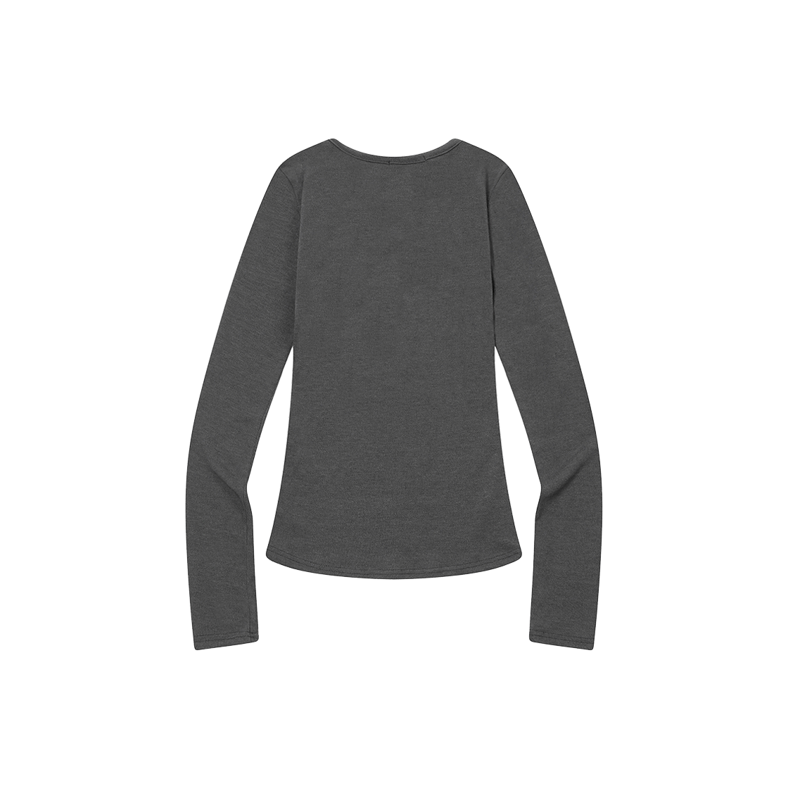 무센트 넬로 스냅 버튼 긴팔 티 (6컬러) 차콜(MUCENT Nello Snap Button Long Sleeve T (6Color) Charcoal) - 2