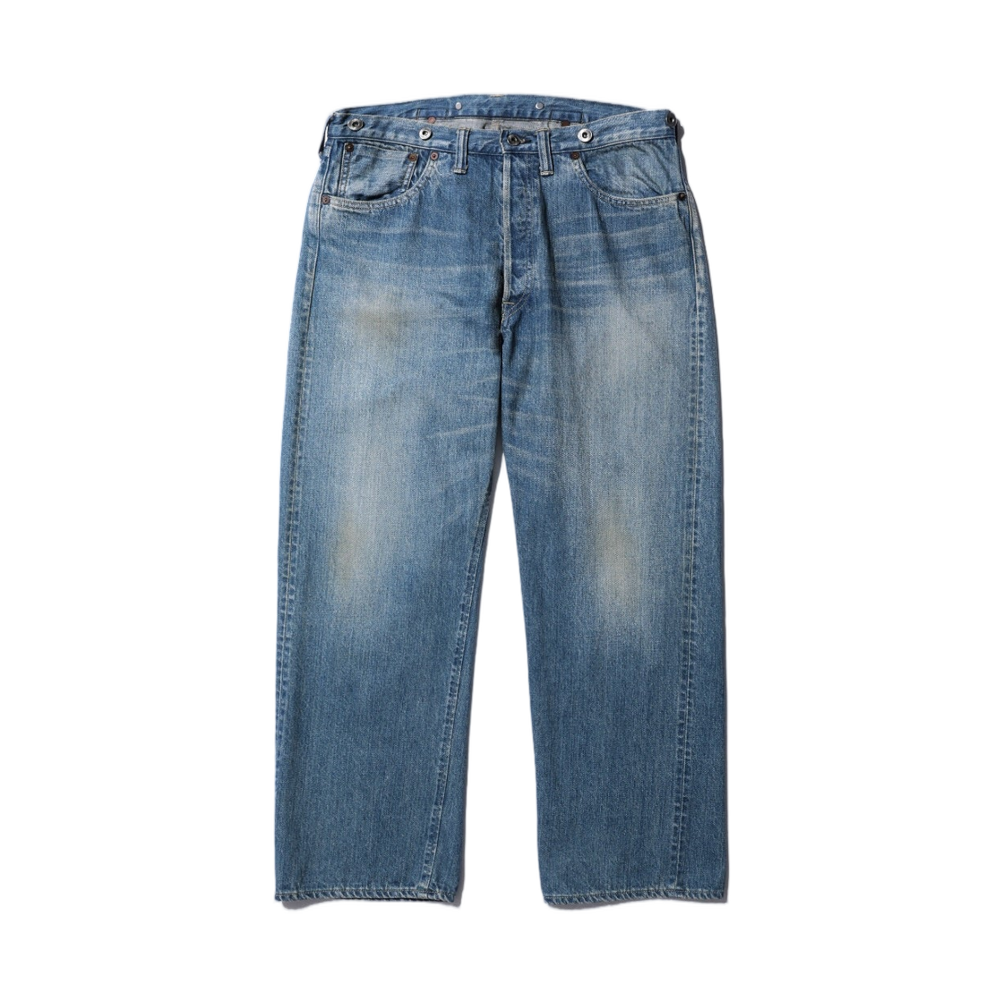 아프레쎄 No.2 워시드 데님 팬츠 인디고(A.Presse No.2 Washed Denim Pants Indigo)