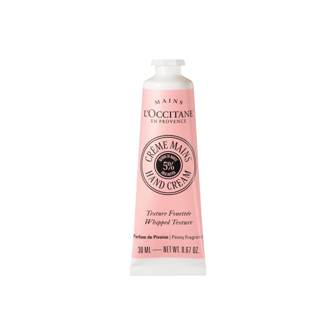 01MA030KP26 L'Occitane Karite Comfort Snow Shea Hand Cream Limited Edition Piony 30ml