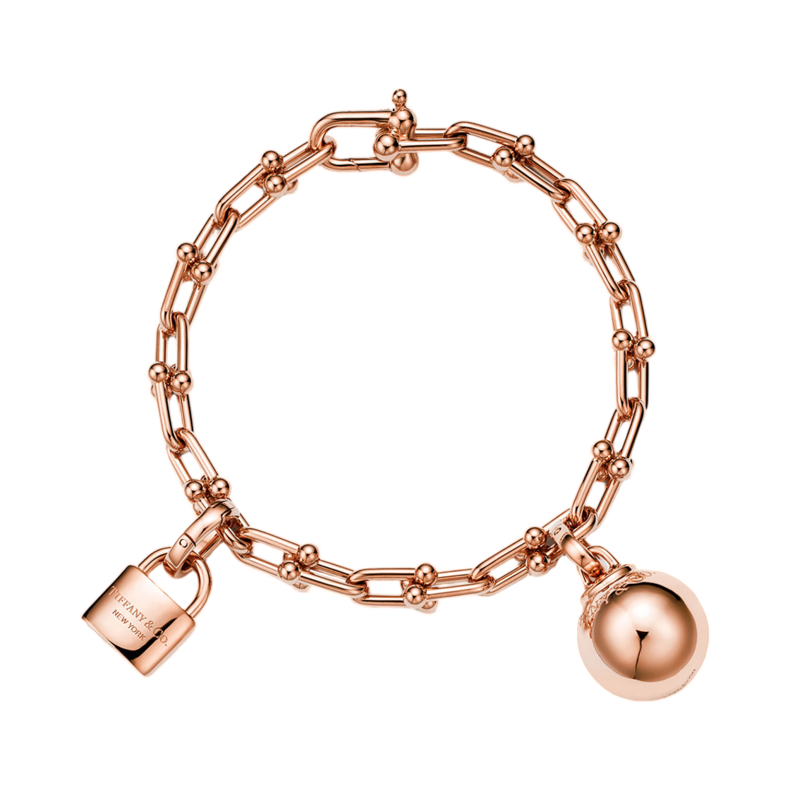 73586038 Tiffany & Co. Tiffany HardWear Small Single Wrap Bracelet 18K Rose Gold
