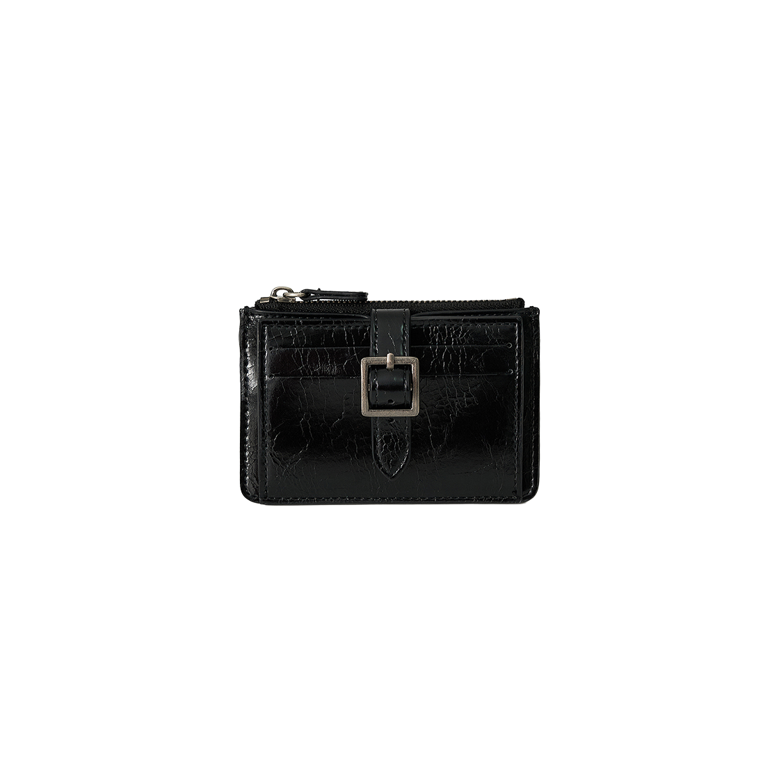 세터 빈티지 버클 카드 지갑 블랙(SATUR Vintage Buckle Card Wallet Black)