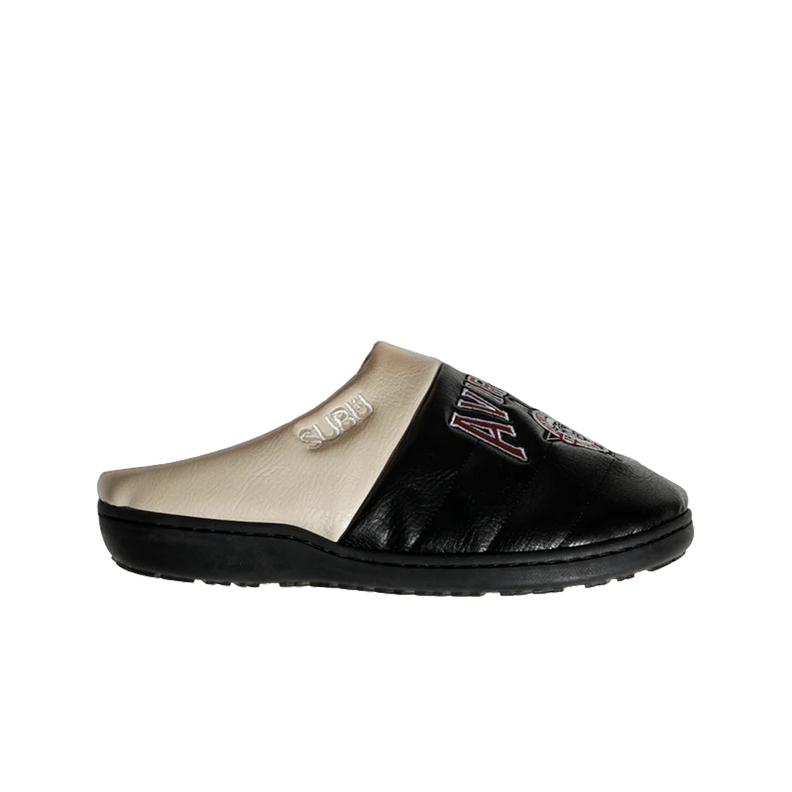 스부 x 아비렉스 비건 레더 샌들 와일드베어 블랙(Subu x Avirex Vegan Leather Sandals Wildbear Black) - 1