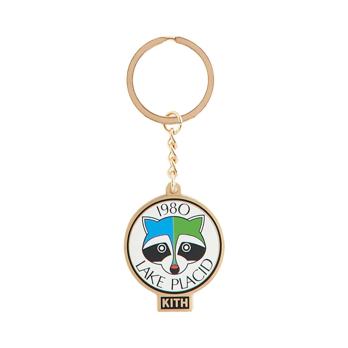 키스 포 올림픽 헤리티지 레이크 플래시드 키링 골드(Kith for Olympics Heritage Lake Placid Keyring Gold)