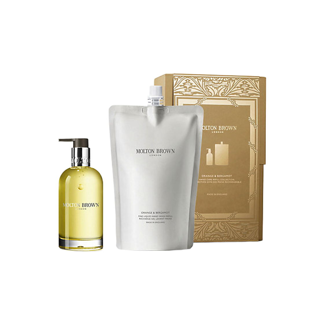 몰튼 브라운 오렌지 & 베르가못 파인 리퀴드 핸드 케어 리필 컬렉션 200ml & 400ml(Molton Brown Orange & Bergamot Fine Liquid Hand Care Refill Collection 200ml & 400ml)