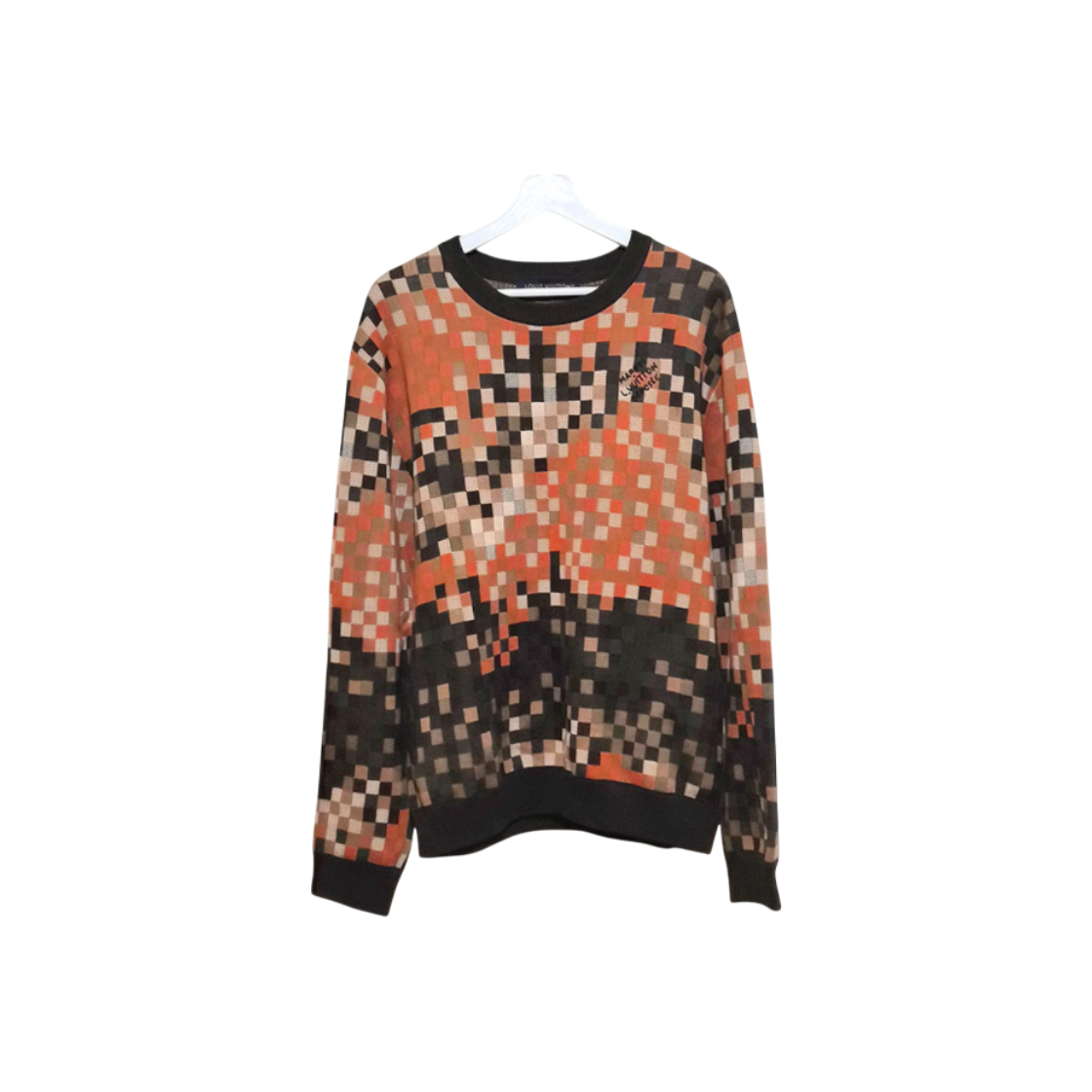 ITUEA6E2JBTE Louis Vuitton Jacquard Cotton Pullover Knit