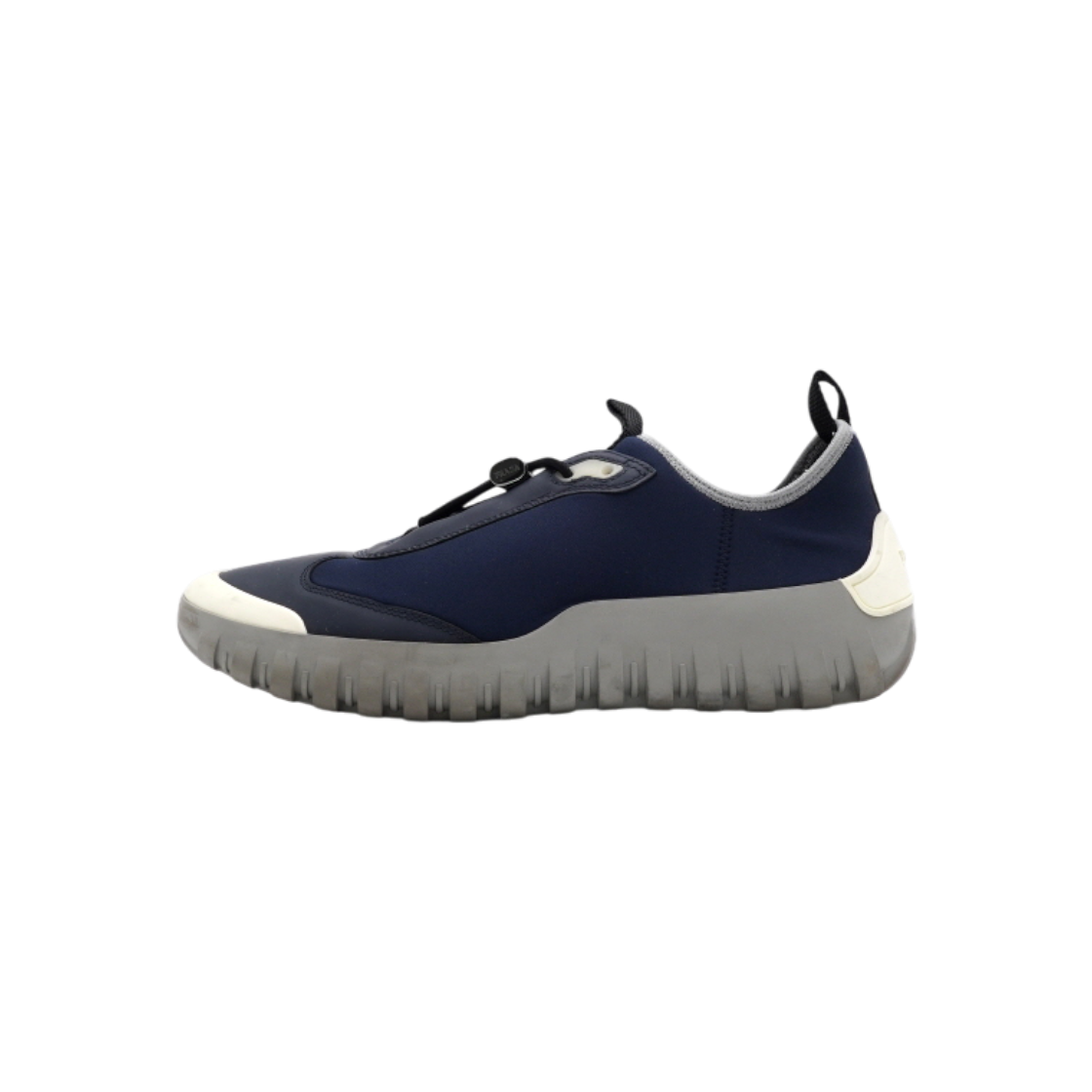 프라다 4E3173 네이비 네오프렌 러버 남성 슬립온 스니커즈aa60364(Prada Navy Neoprene Rubber Men's Slip-On Sneakers) - 1