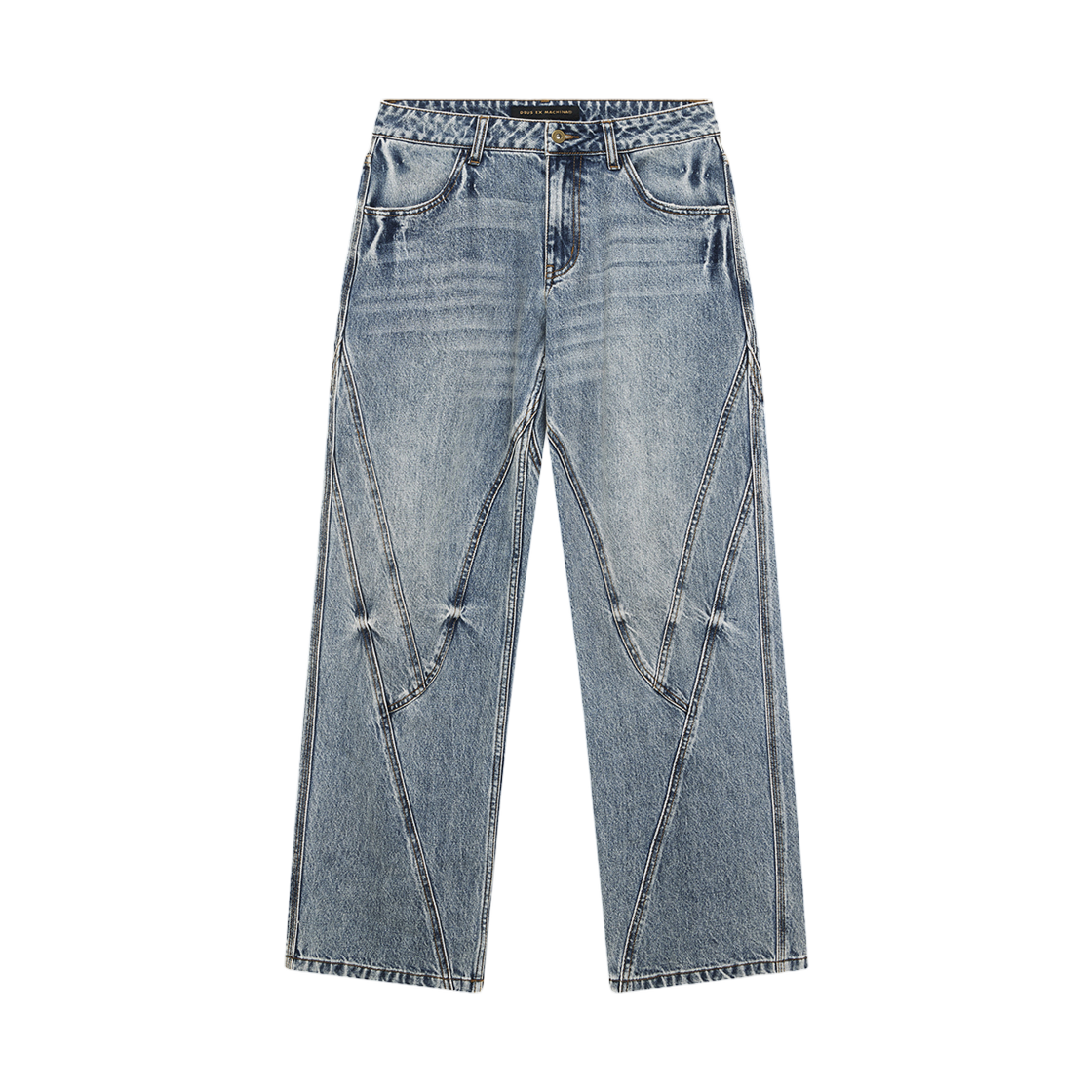 (W) 데우스 엑스 마키나 그랜드 레이드 데님 진 미디움 인디고((W) Deus Ex Machina Grand Raid Denim Jean MEDIUM Indigo)