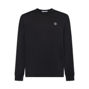 Stone Island 2100031 Compass Print Long Sleeve T-Shirt Black - 26SS