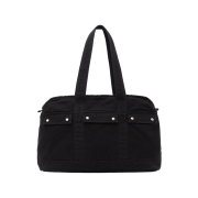 Millo Archive Vintage Flap Pocket Duffle Bag Washed Black