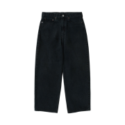 A.Presse Black Washed Wide Denim Pants Black - 26SS