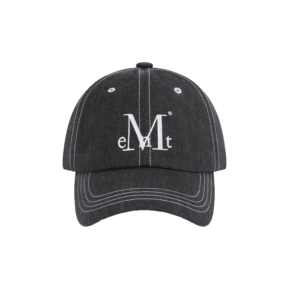 P0000BKW MUCENT Signature Stitch Ball Cap (4Color) Stitch Gray