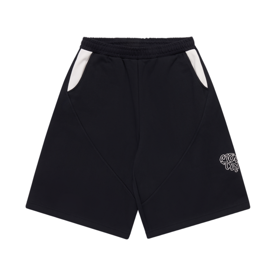 머트라 빅스텝 쇼츠 블랙 화이트(Mertra Bigstep Shorts Black White) - 1