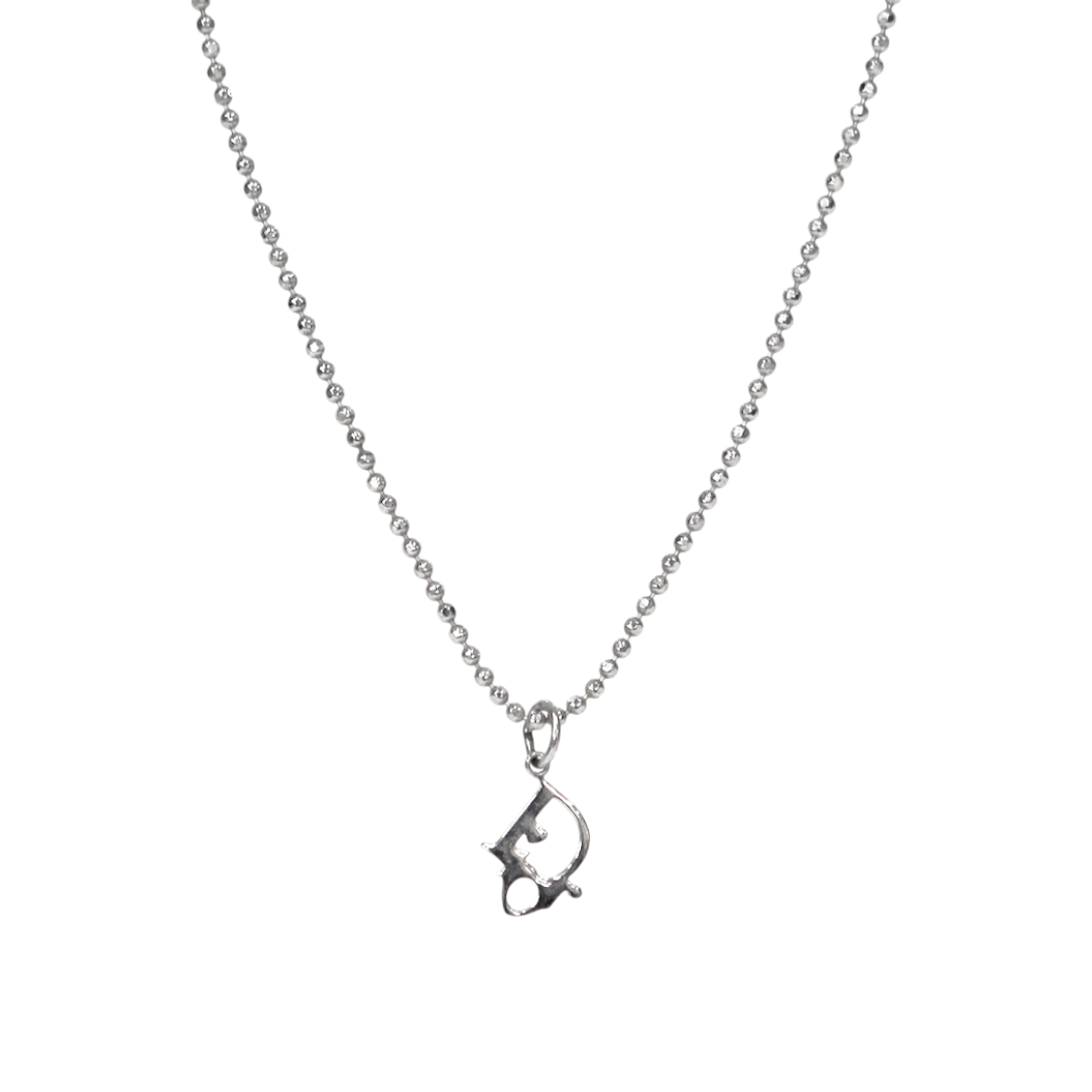 ITRC76BQ7MVC Dior Oblique Silver Necklace A-B47463