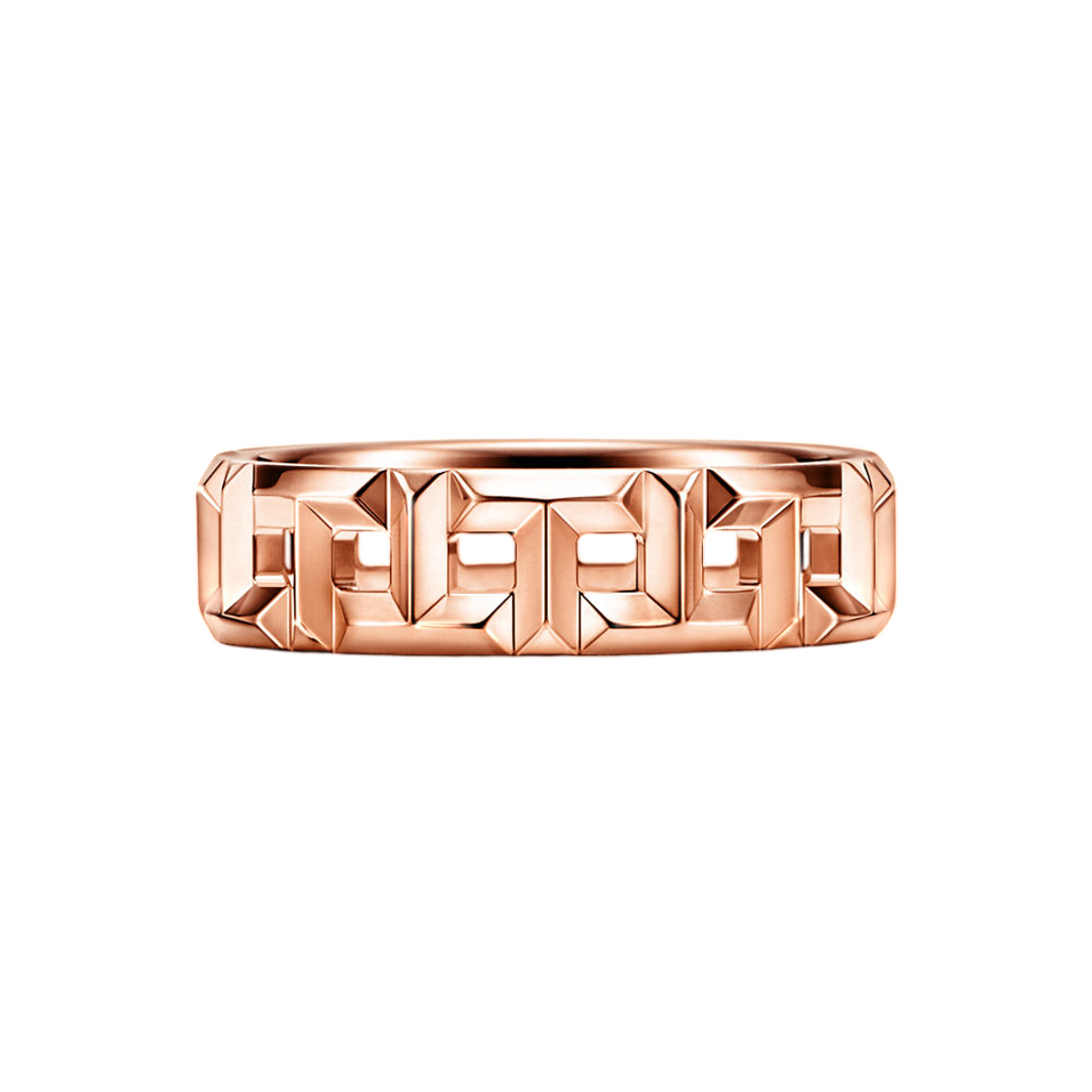 63064300 Tiffany & Co. Tiffany T True Wide Ring 18K Rose Gold