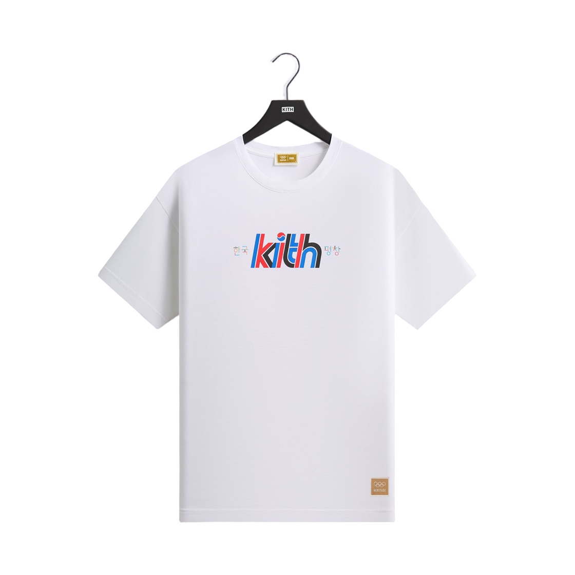 KHM034606-101 Kith for Olympics Heritage Pyeongchang T-Shirt White