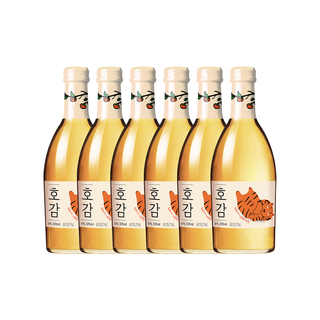배상면주가 스파클링 과실주 호감 370ml 6입(BSM Brewery Hogam Sparking Wine 370ml 6 Btl.)