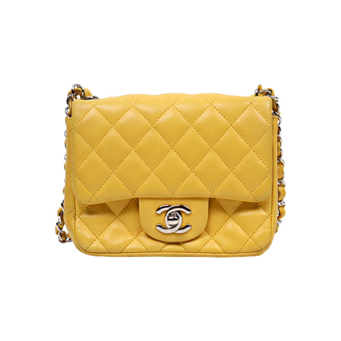 샤넬 옐로우 램스킨 쁘띠삭 A-A45314T(Chanel Yellow Lambskin Petit Sac A-A45314T) - 1