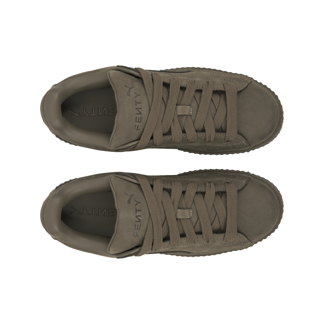 푸마 x 펜티 크리퍼 패티 누벅 토프(Puma x Fenty Creeper Phatty Nubuck Taupe) - 5