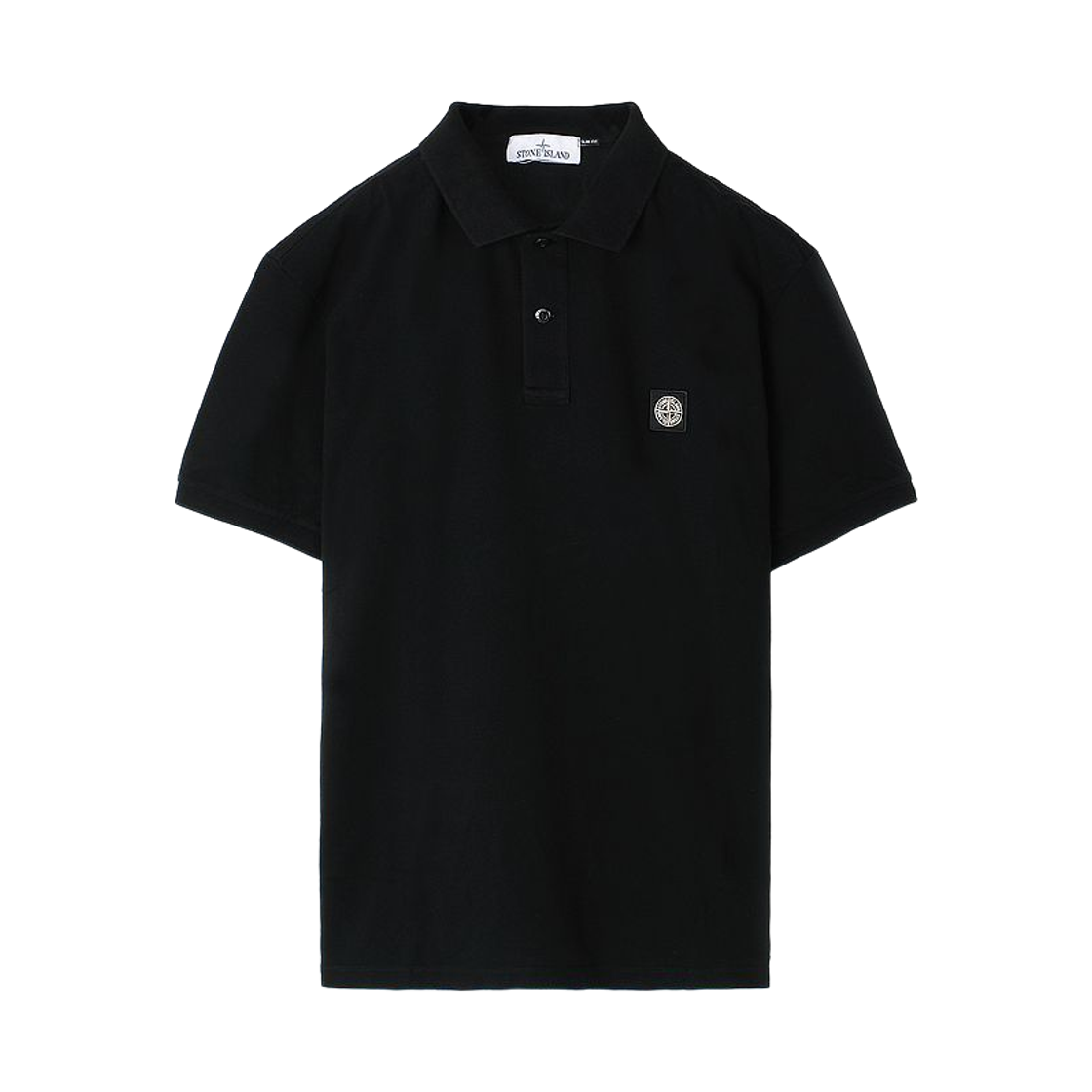 스톤 아일랜드 2200008 슬림 PK 폴로 티셔츠 블랙 - 26SS(Stone Island 2200008 Slim PK Polo T-Shirt Black - 26SS) - 1