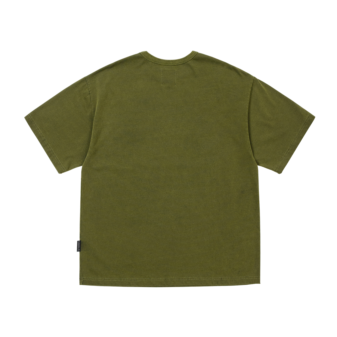 아조바이아조 SMSM 슬로건 티셔츠 카키(AJOBYAJO SMSM Slogan T-Shirt Khaki) - 2