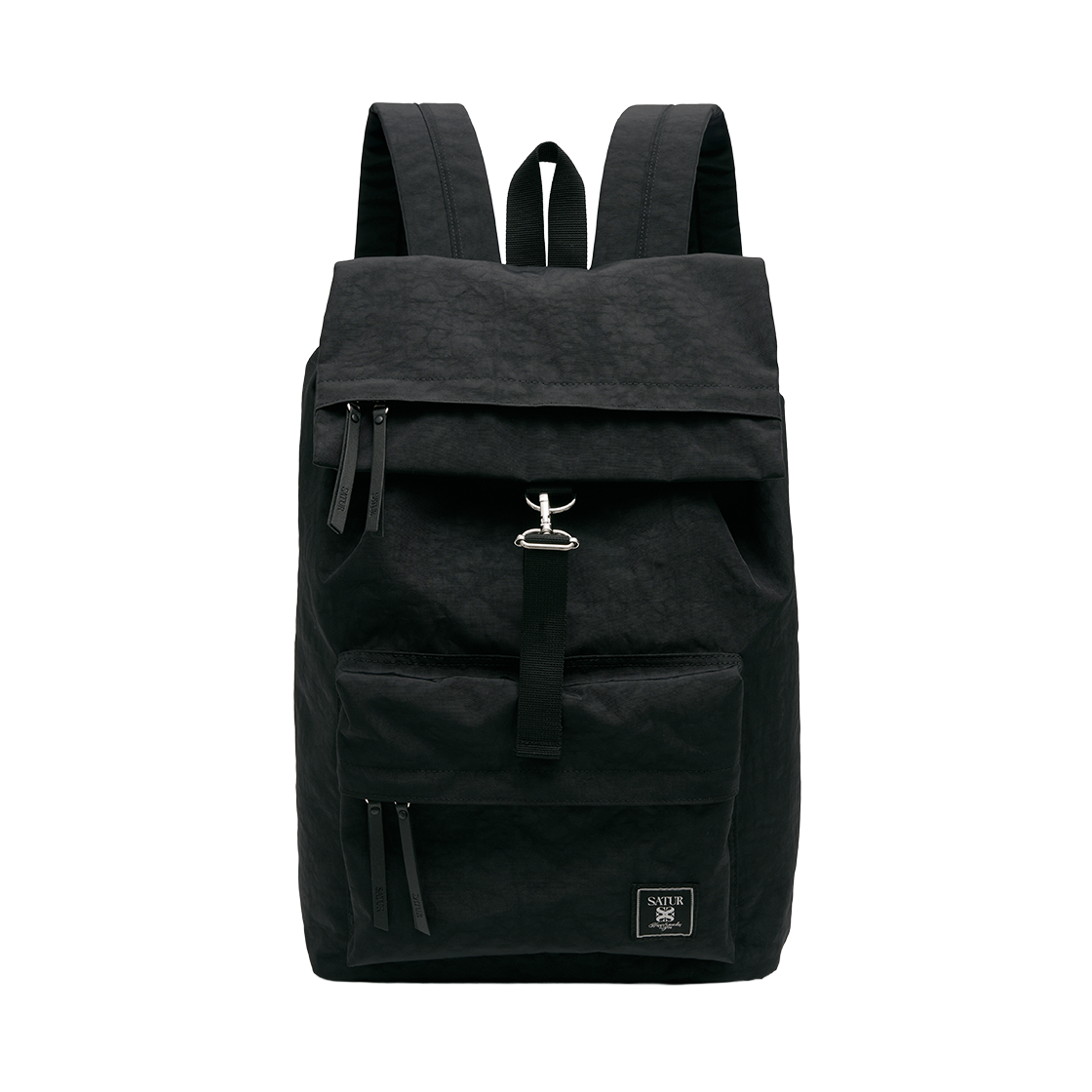 SA261UAB03BLK0 SATUR Nylon Washed Backpack Black