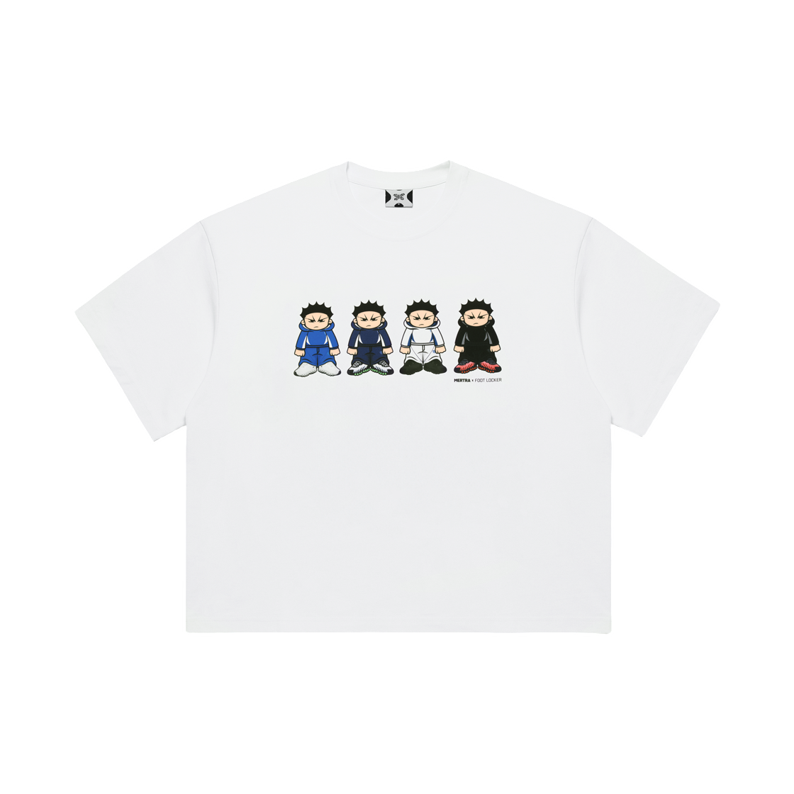머트라 × 풋락커 티셔츠 화이트(Mertra x Foot Locker T-Shirt White) - 1