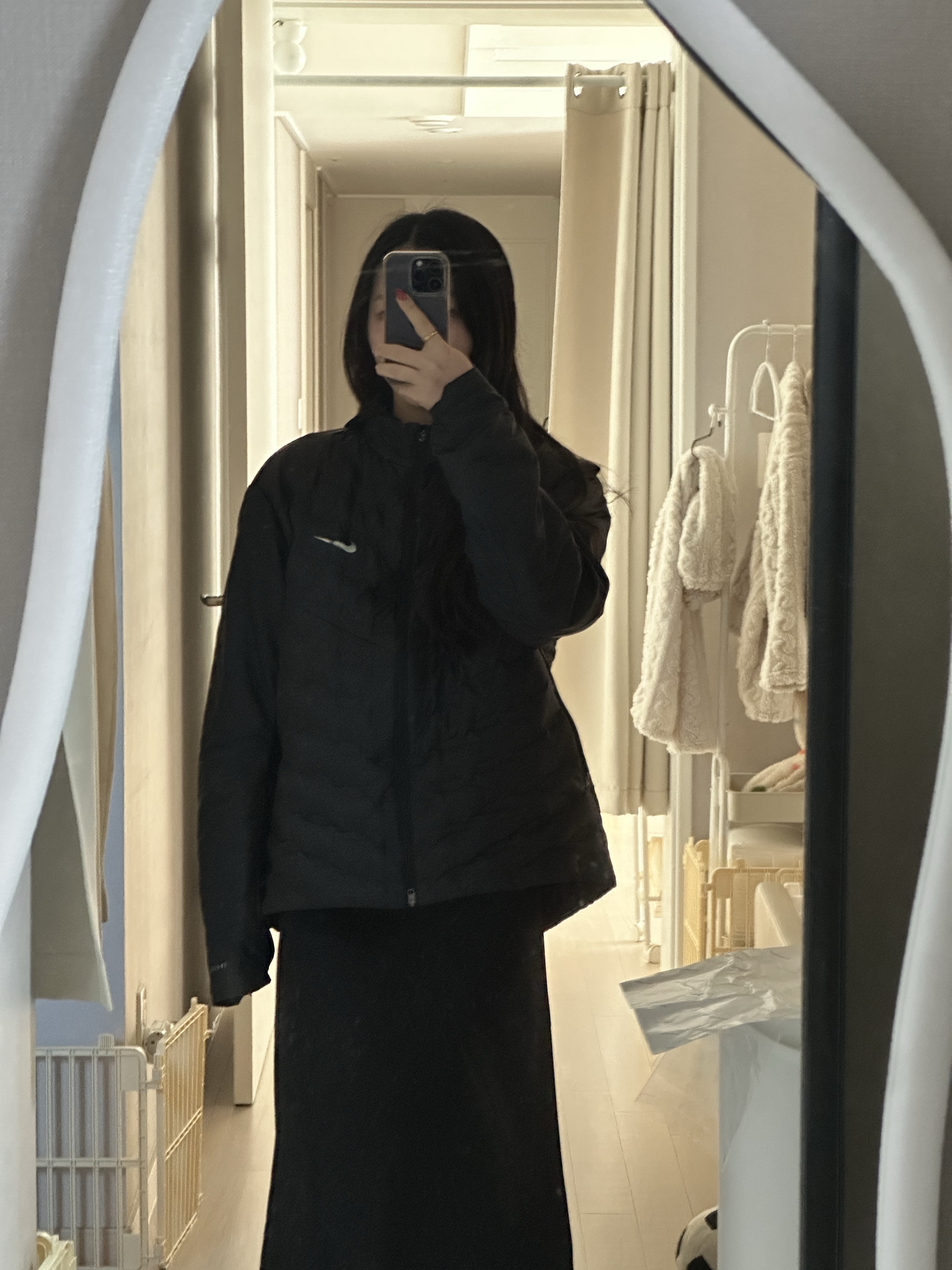 Nike Therma-Fit ADV Aeroloft Repel Down Running Jacket Black - Asia 착용 스타일 - 3