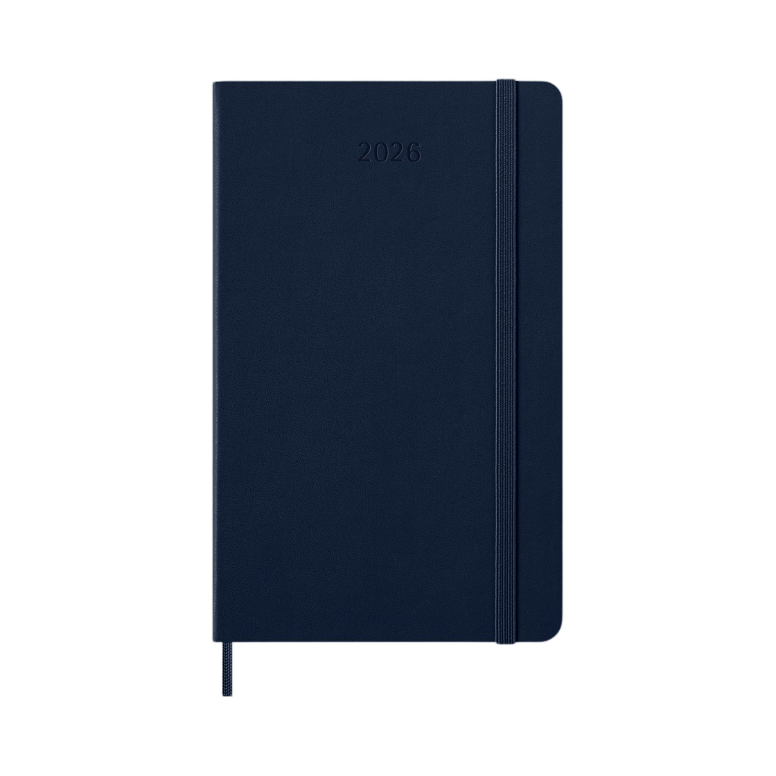 몰스킨 2026 클래식 데일리 다이어리 하드커버 라지 사파이어 블루(Moleskine 2026 Classic Daily Diary Hard Cover Large Sapphire Blue)