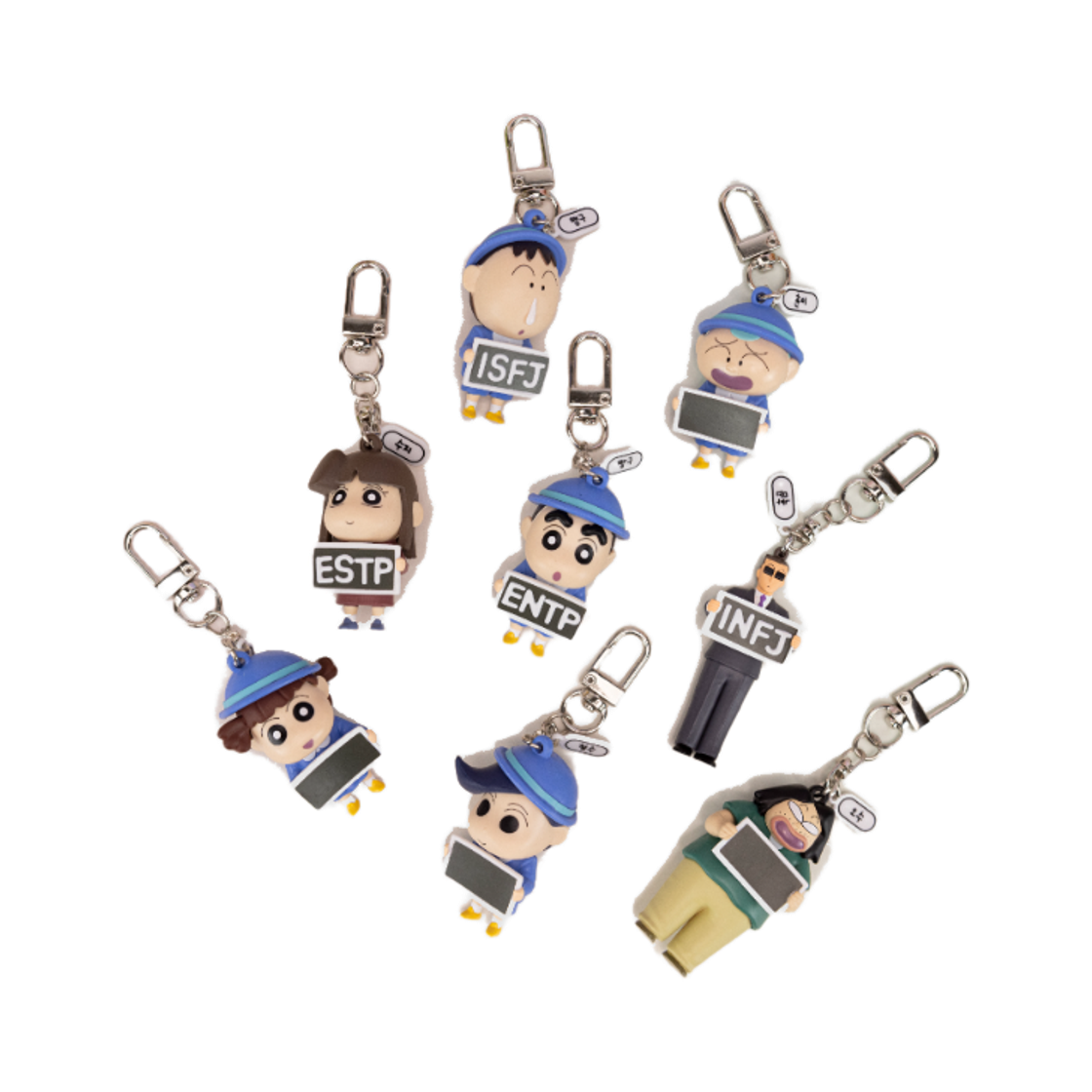 8809940840088 Animore CRAYON SHINCHAN MBTI random figure keyring