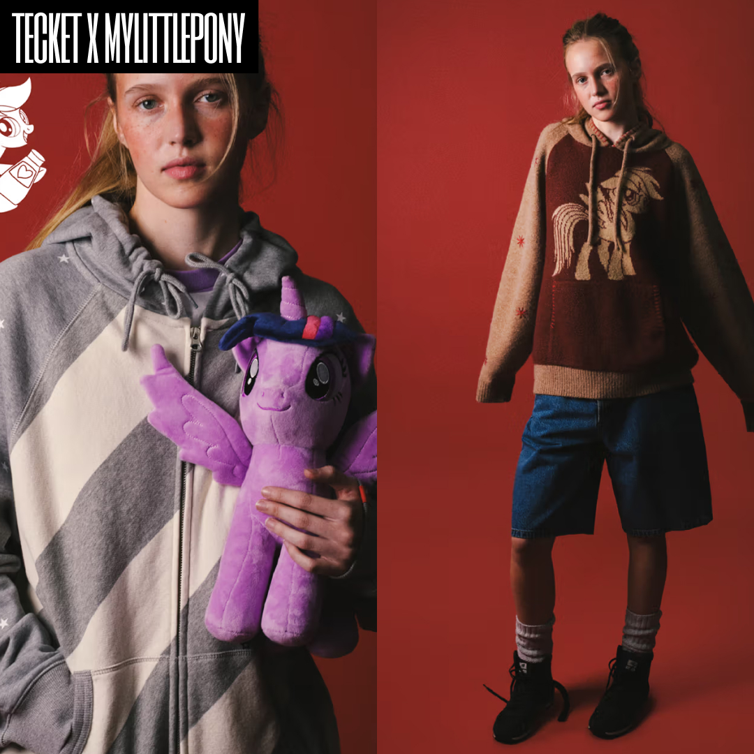 TEKET X My Little Pony Lucky Pony Knit Hoodie Red, TEKET X My Little Pony Lucky Pony L/S Tee Gray ์ฐฉ์ฉ ์คํ์ผ - 3