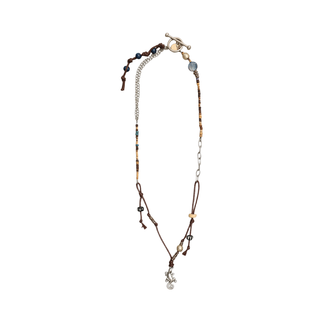 TBH62ABTN013MX [KREAM 단독] TOWTOW.ARCHIVE Lizard Mixed Beads Necklace