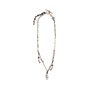 TOWTOW.ARCHIVE Lizard Mixed Beads Necklace