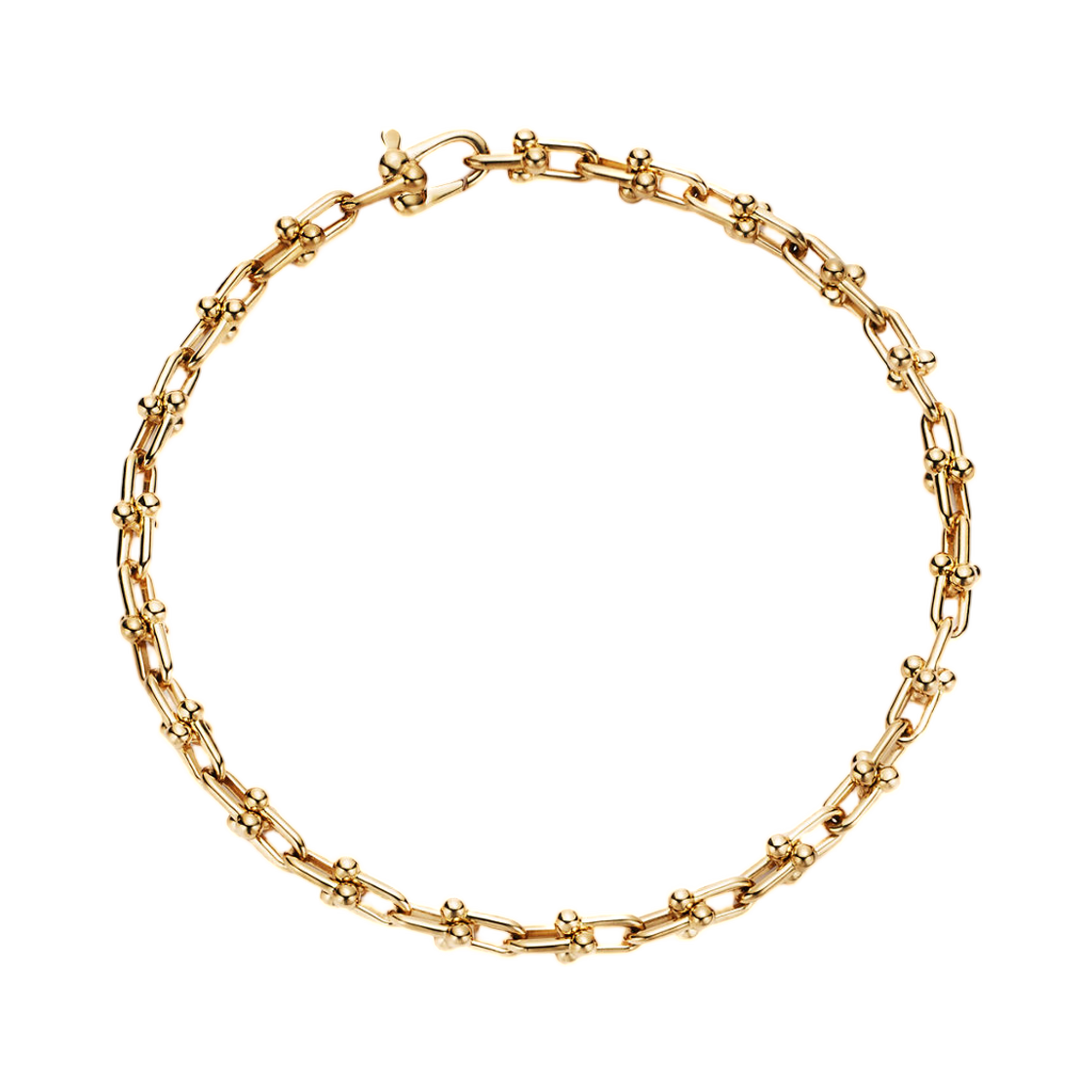 티파니 앤 코 하드웨어 마이크로 링크 브레이슬릿 18K 옐로우 골드(Tiffany & Co. Tiffany HardWear Micro Link Bracelet 18K Yellow Gold)