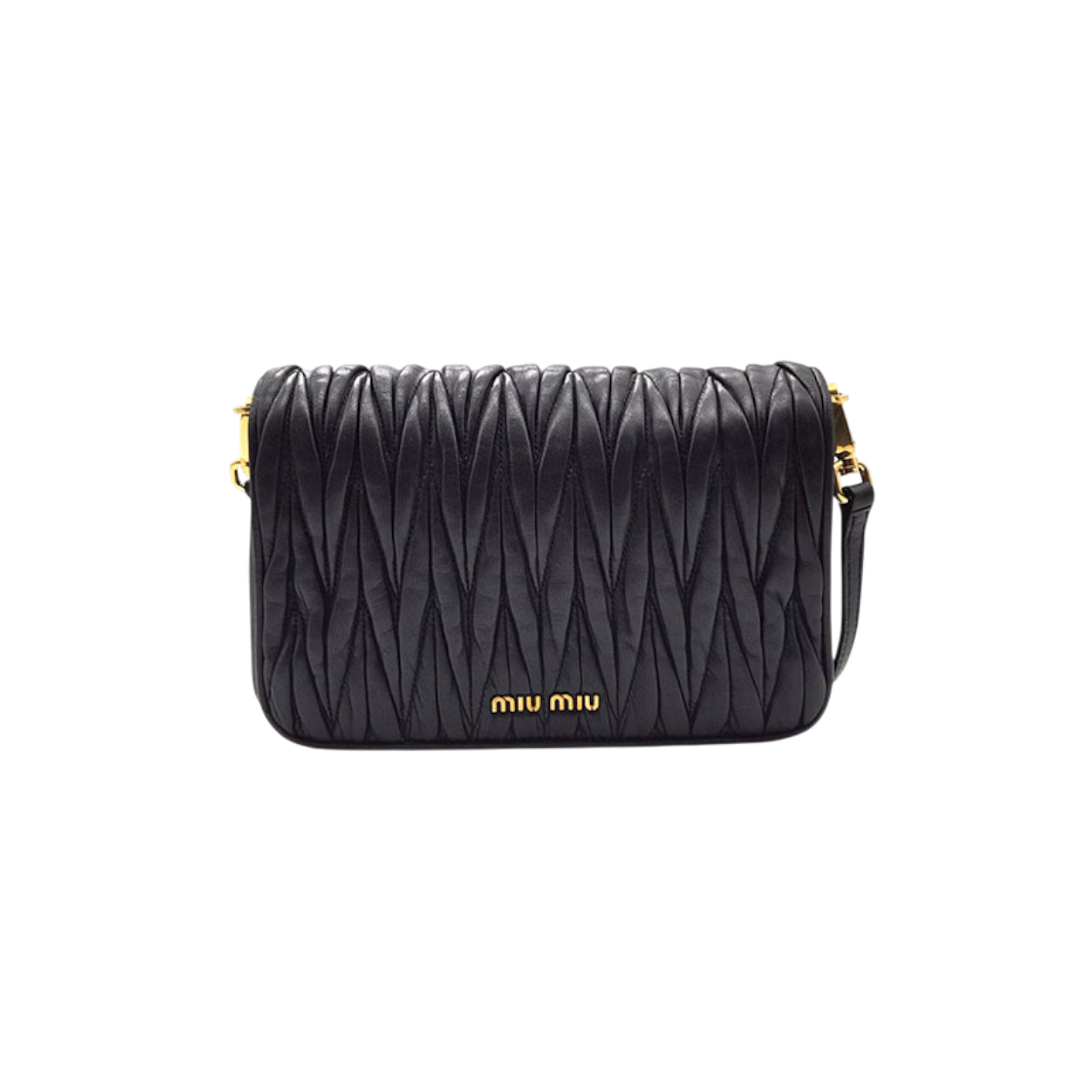 ITIU6OFLOVW9 Miu Miu Matelasse Napa Mini Crossbody Bag (5BD068) L430118