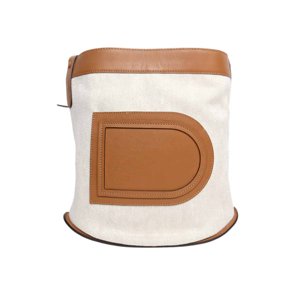 ITT9UDMS54G4 Delvaux Medium White Canvas Pang Shoulder Bag D-A47670