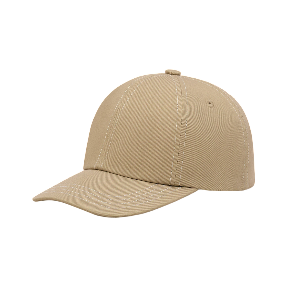 아미 베이지 코튼 백 아미 드 하트 캡 토프 베이지(AMI Beige Cotton Back Ami De Coeur Cap Taupe Beige)