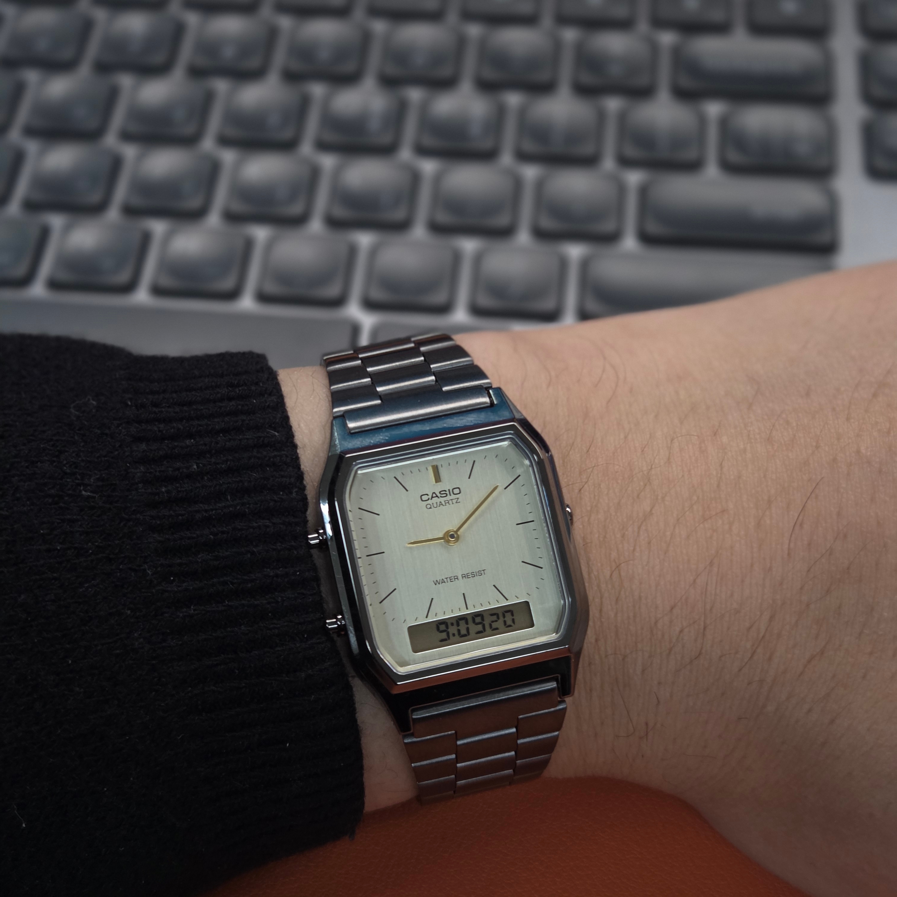 Casio AQ-230GG-9A 착용 스타일 - 1