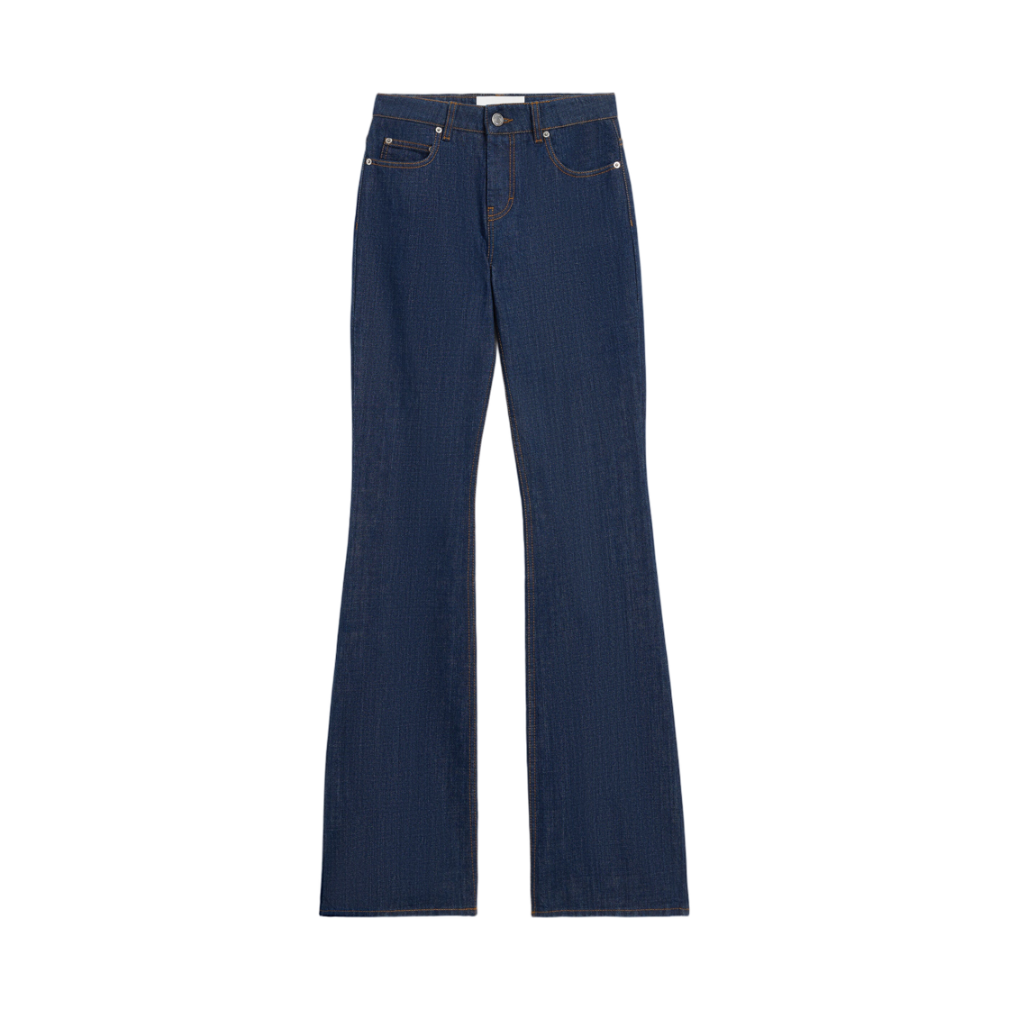 FTR873-DE0122-402 AMI Blue Cotton Bootcut Fit Jeans Indigo