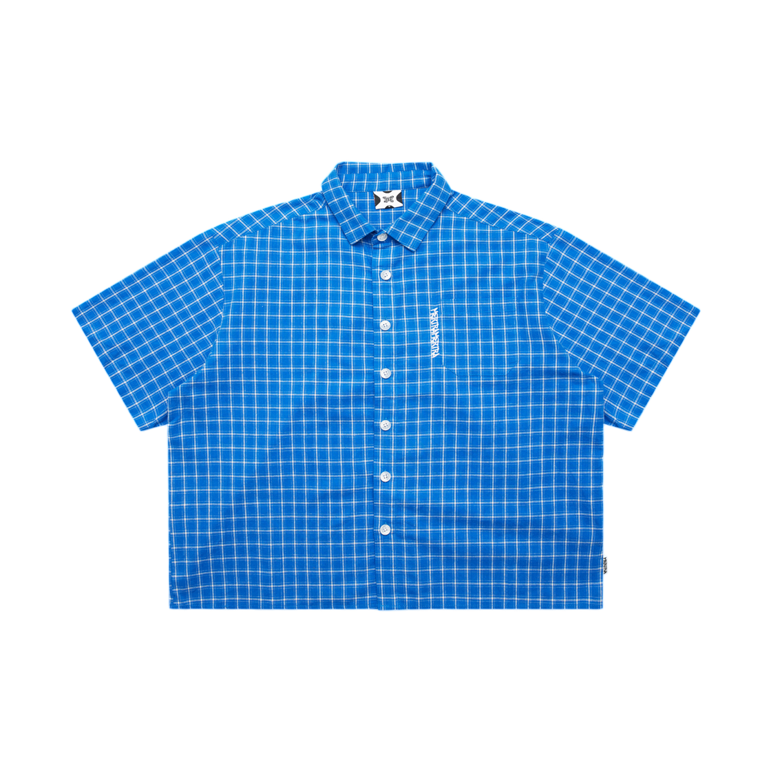 머트라 플래드 셔츠 라피스(Mertra Plaid Shirt Lapis) - 1