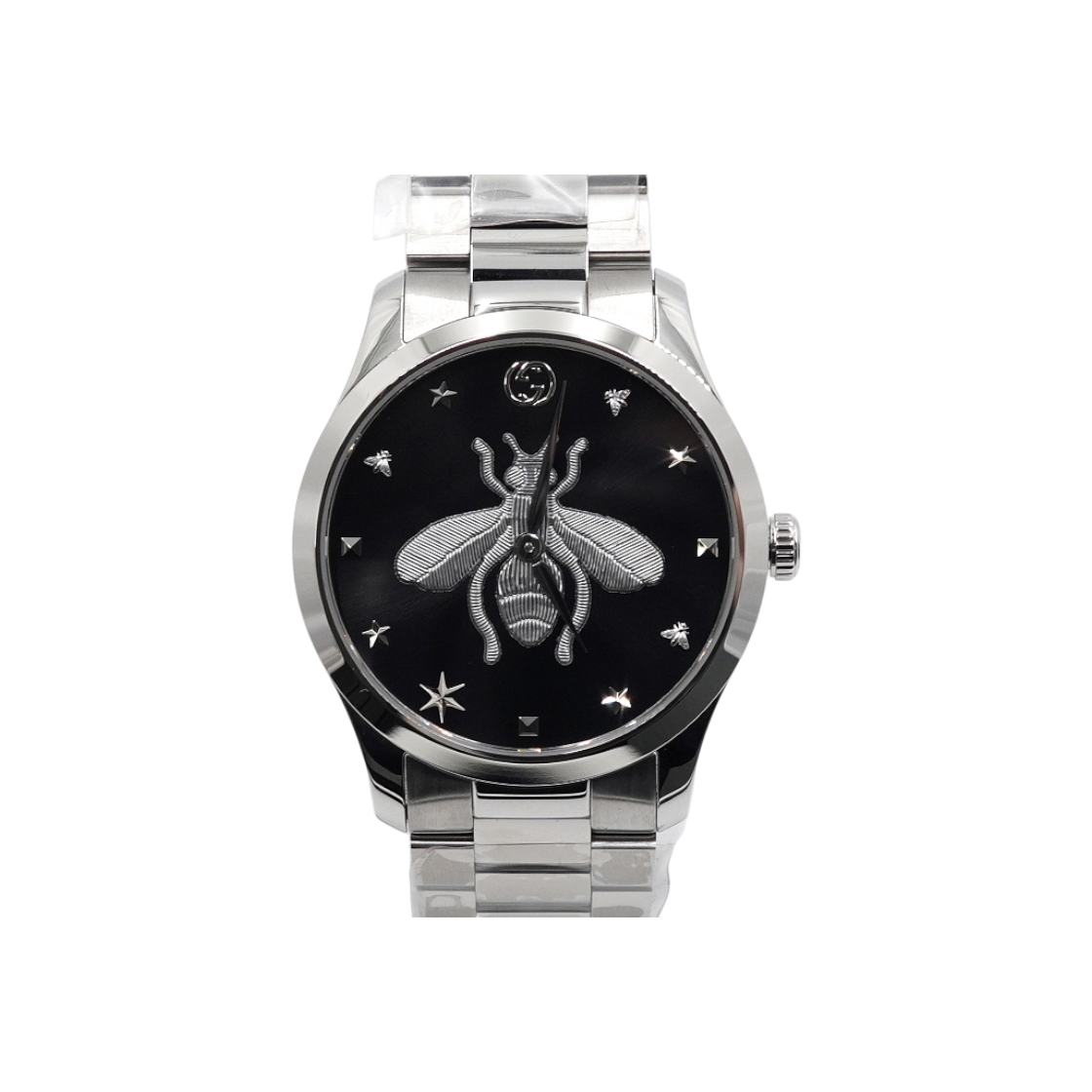 구찌 YA1264136 타임리스 벌 38MM 스틸 남성 시계aa60235(Gucci G-Timeless Bee 38MM Steel Men's Watch - YA1264136)